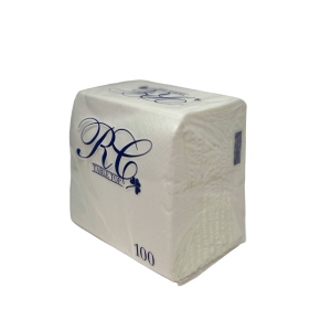 TOVAGLIOLI APERITIVO IN CARTA 24 X 24 CM  BIANCO 100 PZ