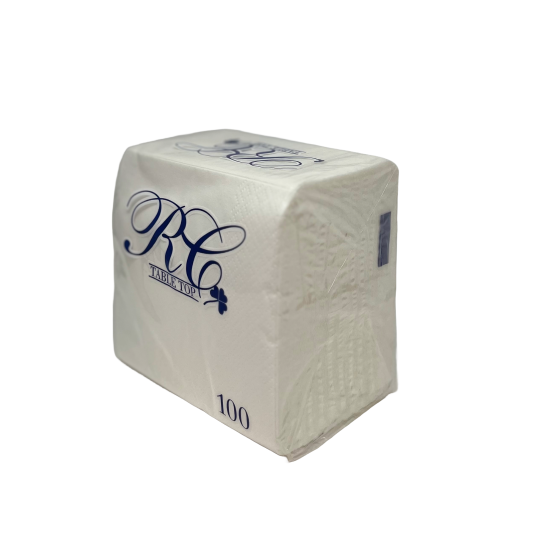 TOVAGLIOLI APERITIVO IN CARTA 24 X 24 CM  BIANCO 100 PZ