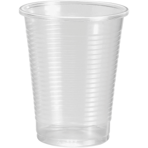 BICCHIERI RIGATI IN PLASTICA TRADIZIONALE NON ABBINABILI A COPERCHIO  ML 200 - 3000 PZ