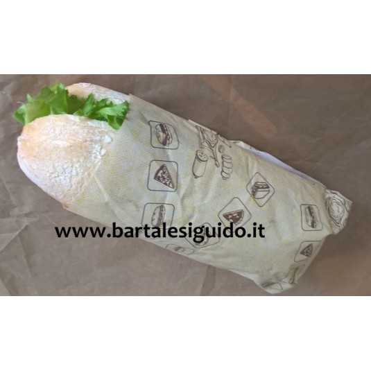 CARTA PER AVVOLGERE FOOD  - ACCOPPIATA CON PELLICOLA 33 X 44 250 FOGLI