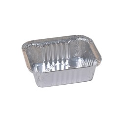 VASCHETTE ALLUMINIO 1 PORZIONE 100 PZ UTILIZZABILE CON COPERCHIO