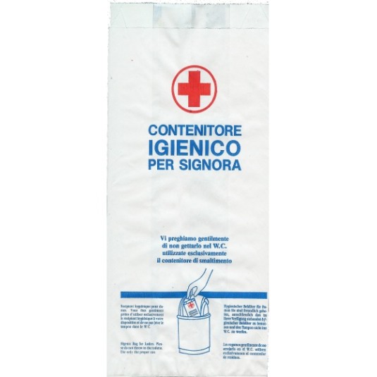 SACCHETTI IGIENICI IN CARTA RICARICA PER DISPENSER - 200 PZ