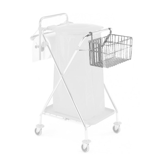 CARRELLO PORTASACCO - CESTINO PER CARRELLO PORTASACCO