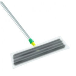 ATTREZZO PER PANNI ANTISTATICI LAMELLO CM 80 PER LA  SPOLVERATURA PAVIMENTO 