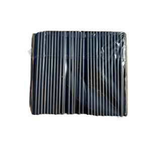 CANNUCCE NERE IN PLA COMPOSTABILI CM 20 PZ.250