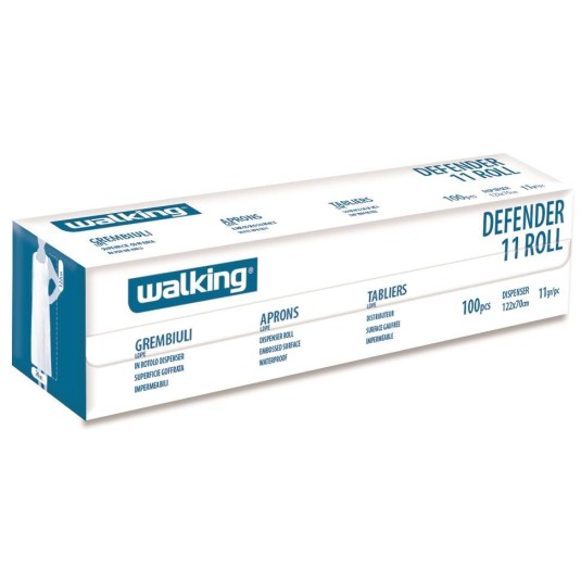 GREMBIULE DEFENDER ROLL IN PVC MONOUSO 100 PZ GREMBIULE DEFENDER ROLL IN PVC MONOUSO 100 PZ