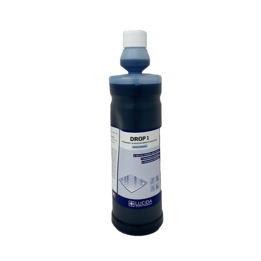DETERGENTE LAVAPAVIMENTI SUPERCONCENTRATO IGIENIZZANTE DROP 1 - FLACONE GIUSTADOSE LT.1 DETERGENTE LAVAPAVIMENTI SUPERCONCENTRATO IGIENIZZANTE DROP 1 - FLACONE GIUSTADOSE LT.1