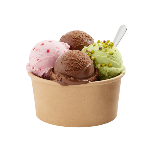 BARATTOLO IN CARTONCINO AVANA PER ALIMENTI   50 PZ - ML 180  
