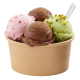 BARATTOLO IN CARTONCINO AVANA PER ALIMENTI   50 PZ - ML 180  