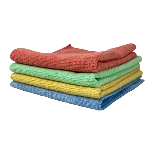 PANNI MICROFIBRA EUDOREX BULK 37X37 CM  - 4  PZ COLORI HACCP