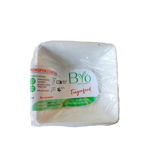 FINGERFOOD IN POLPA DI CELLULOSA QUADRATO ML 90 PZ.25 PFOS E PFOA FREE FINGERFOOD IN POLPA DI CELLULOSA QUADRATO ML 90 PZ.25 PFOS E PFOA FREE