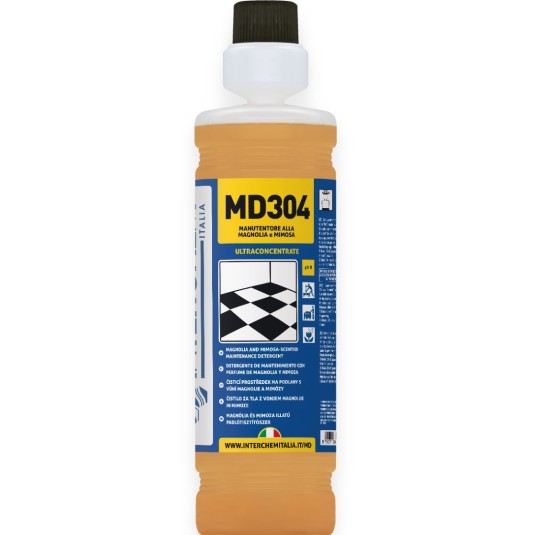 DETERGENTE SUPERCONCENTRATO IN FLACONE GIUSTADOSE PER TUTTE LE SUPERFICI LAVABILI MD 304 LT.1 DETERGENTE SUPERCONCENTRATO IN FLACONE GIUSTADOSE PER TUTTE LE SUPERFICI LAVABILI MD 304 LT.1