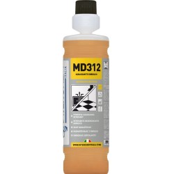 DETERGENTE SGRASSANTE SUPERCONCENTRATO  IN FLACONE GIUSTADOSE PER TUTTE LE SUPERFICI LAVABILI MD 312 LT.1