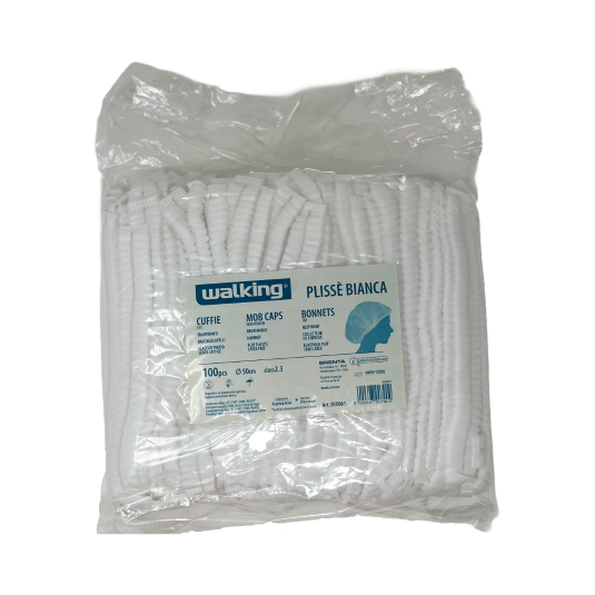 CUFFIE CUOCO MONOUSO RETINA TNT HACCP 100 PZ