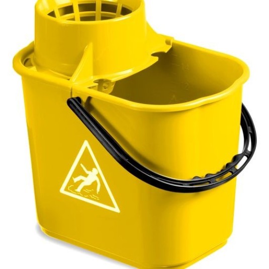 SECCHIO PROFESSIONALE MONOVASCA COMPLETO DI STRIZZATORE