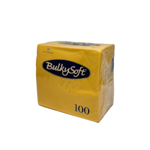 TOVAGLIOLI APERITIVO IN CARTA 24X24 CM GIALLO 100 PZ