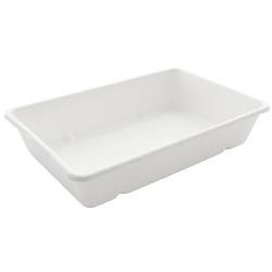 VASCHETTE  CONTENITORE RETTANGOLARE  IN POLPA DI CELLULOSA ML 900 PZ.40