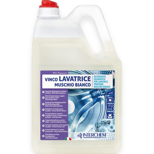 DETERSIVO LAVATRICE VINCO PROFUMATO - TANICA LT.5 DETERSIVO LAVATRICE VINCO PROFUMATO - TANICA LT.5